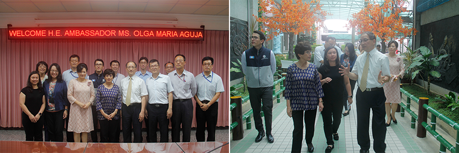 Guatemalan Ambassador to the ROC Olga María Aguja Zúñiga visited Taipei Prison on 3rd of June 2019.